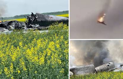 Srušio se ruski vojni avion! 'Taj zrakoplov se vraćao iz napada na Ukrajinu'. Stižu prve snimke