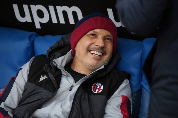 FILE PHOTO: Bologna coach Sinisa Mihajlovic before Serie A match  v Lazio
