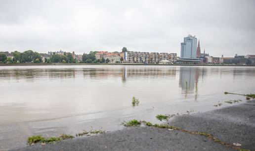 VIDEO U Osijeku se izlila Drava: 'Ovo stanje nije alarmantno'