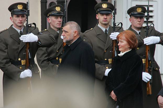ARHIVA - 18.02.2005. Zagreb: Inauguracija predsjednika Republike Hrvatske Stjepana Mesića