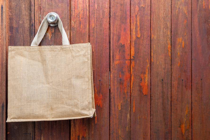Nature,Eco-friendly,Grocery,Shopping,Bag,,Jute,Tote,Bag,With,Self