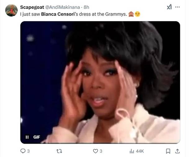 FOTO Golu Biancu izbacili su s Grammyja! Internet gori od memova, a ovo su najbolji...