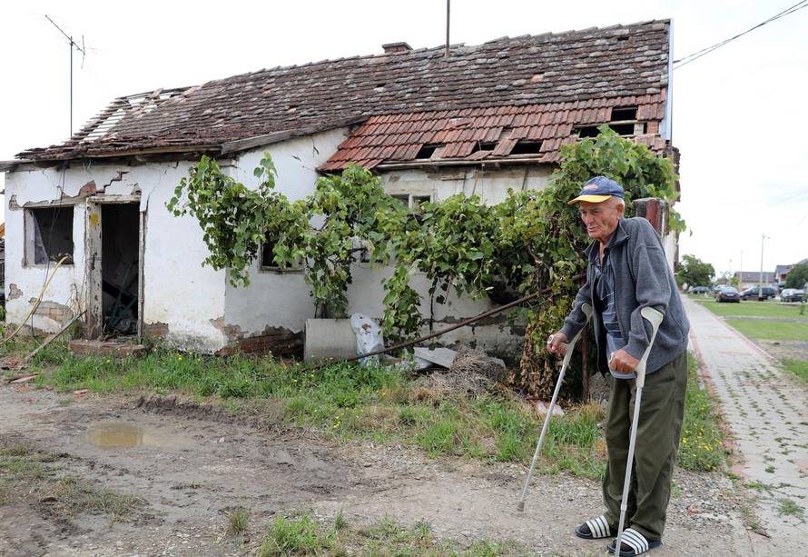 Reportaža o šteti nakon nevremena u Vukovarskoj županiji 