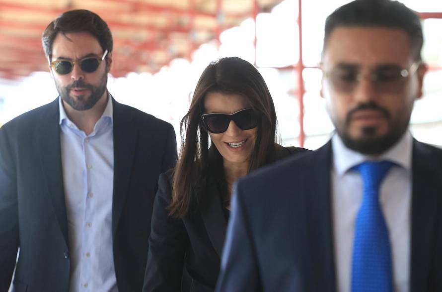 Zagreb: Nasmijana Josipa Čulina (Rimac) dolazi na Županijski sud