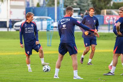 FOTO Dalićevi 'vatreni' trenirali na pomoćnom terenu: I Ćorluka u 'ševi', Ladić imao što za reći