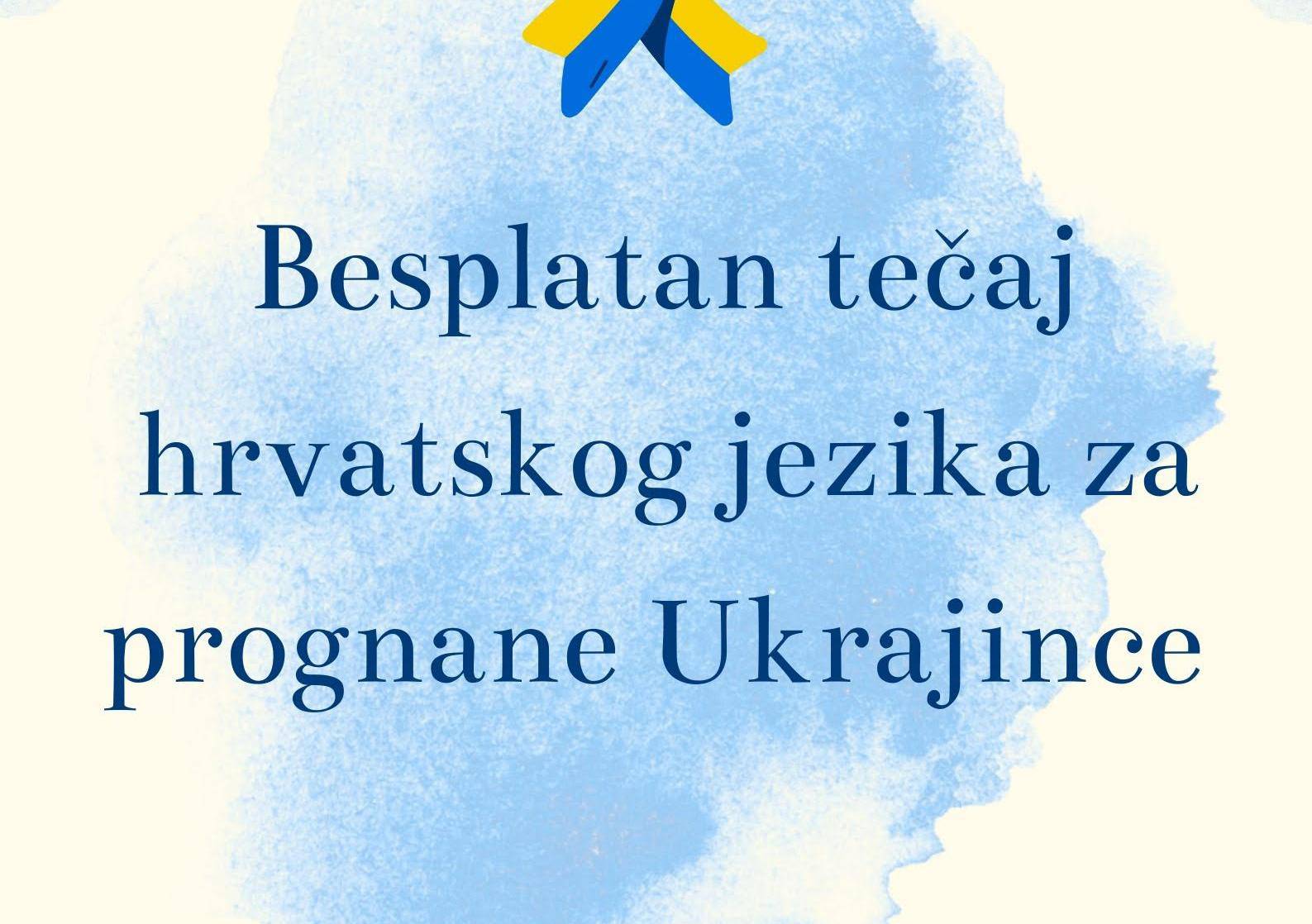 Besplatni tečaj hrvatskog jezika za Ukrajince u Sesvetama