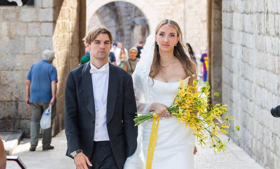 Vjenčanje Borne Sose i Ivone Šimunović u Dubrovniku