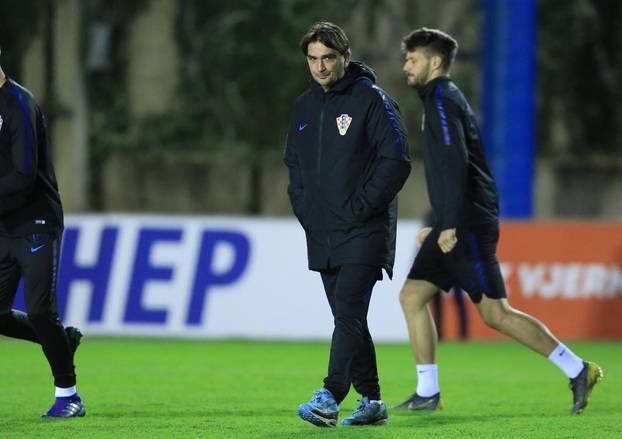 Zagreb: Hrvatska nogometna reprezentacija odradila trening