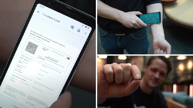 VIDEO Tko se želi čipirati? Švedska tvrtka predstavila novi način korištenja covid potvrda