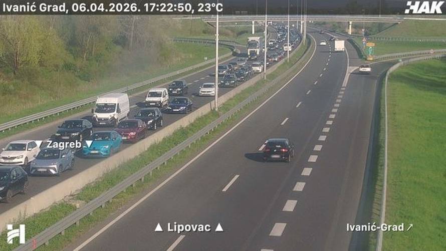 FOTO KAOS NA A3 Zbog nesreće nastala kolona od 7 kilometara