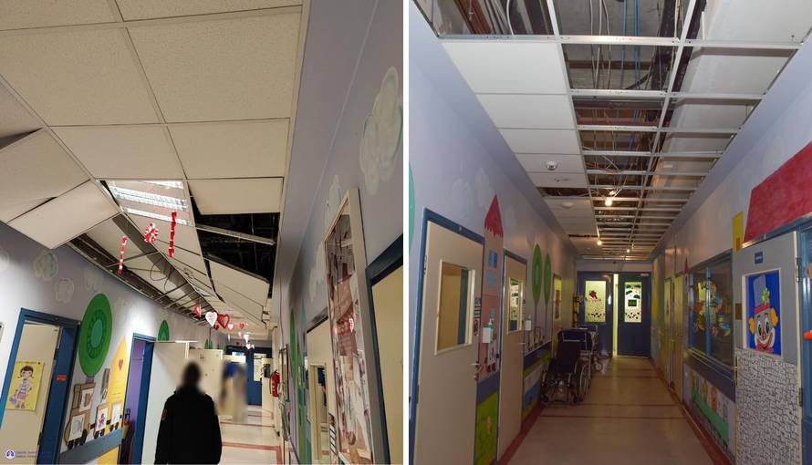 Vinogradska o stropu koji je pao na pedijatriji: 'To je posljedica potresa. Neka djeca će ići kući'