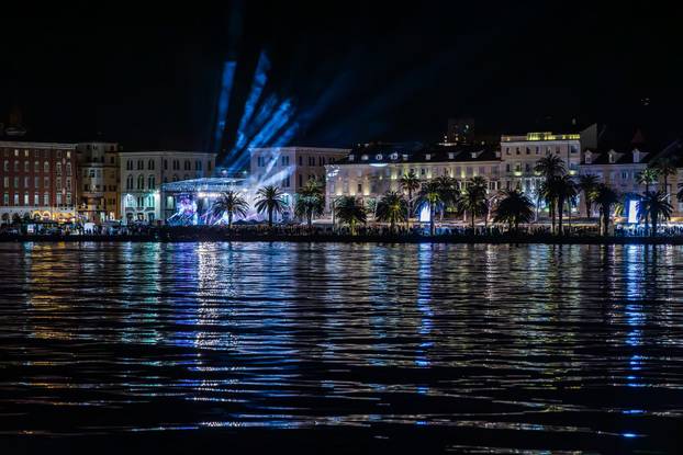 Split: Vatromet povodom proslave Sv Dujma, zaštitnika grada Splita