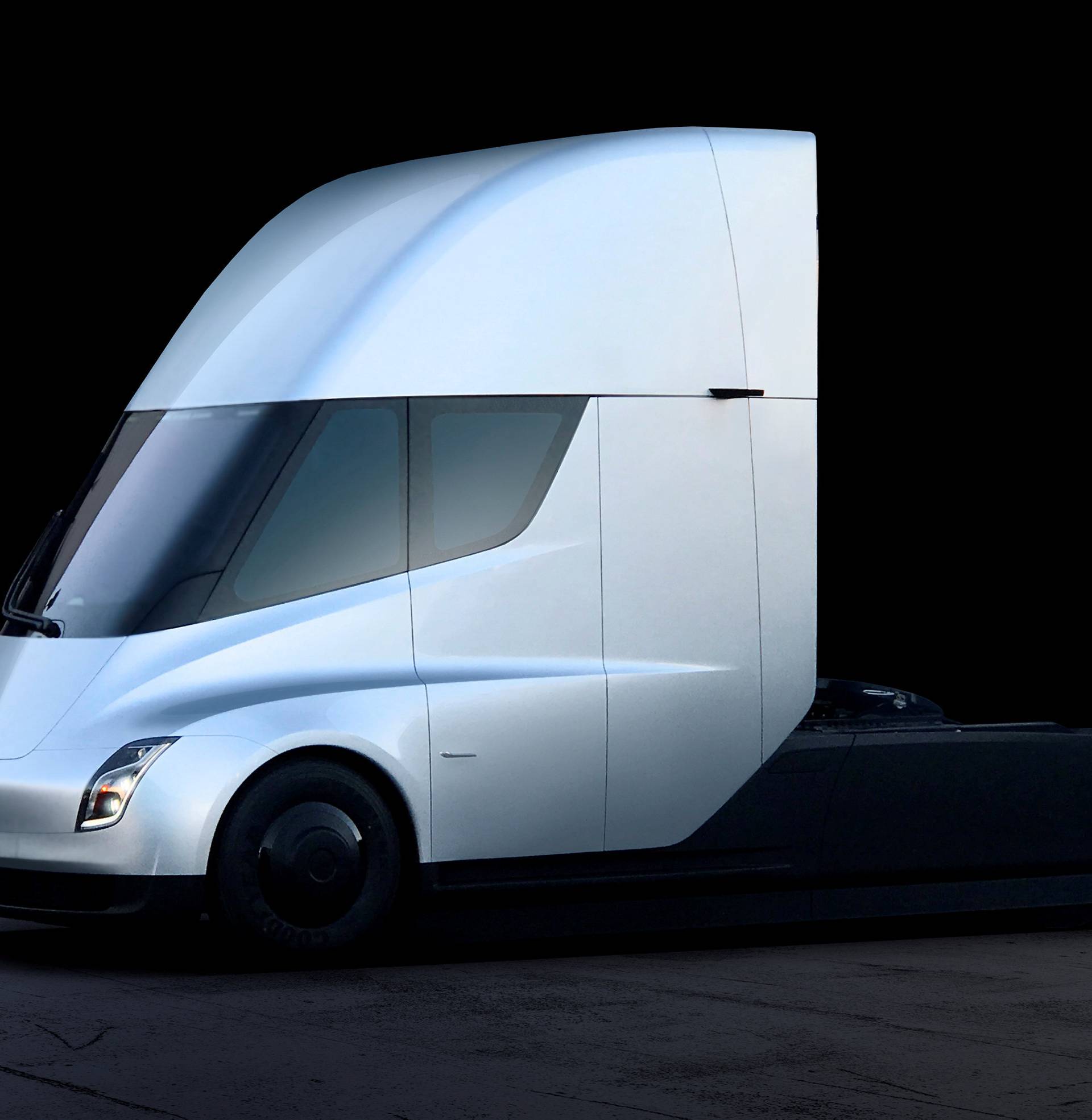 Undated handout image of the Tesla Semi