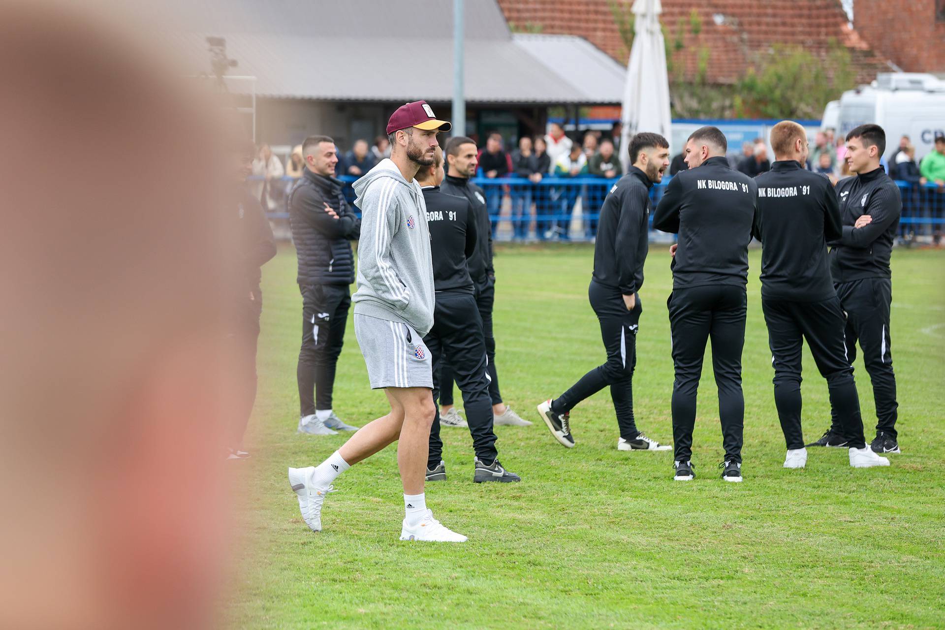 Atmosfera uoči utakmice Bilogore i Hajduka u šesnaestini finala SuperSport Hrvatskog nogometnog kupa