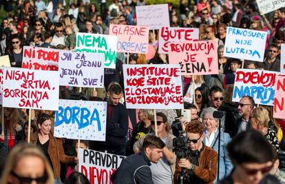 Prosvjedi u Hrvatskoj: 'Tu smo jer vas pravosuđe nije zaštitilo'