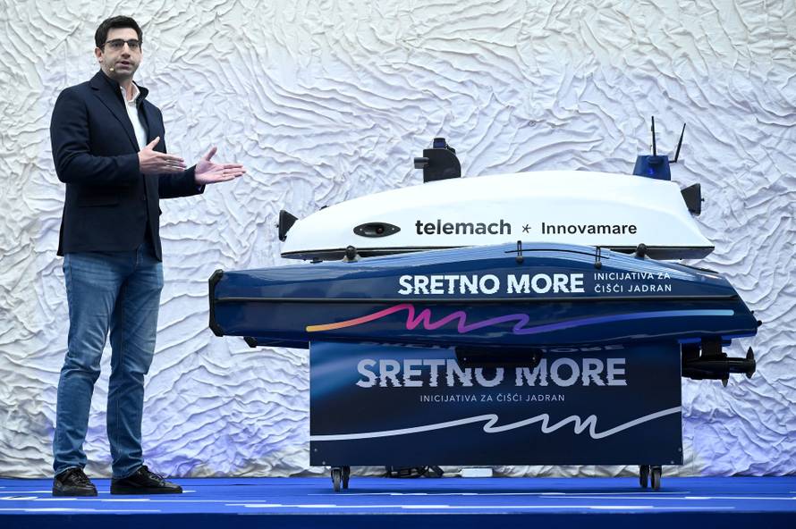 Zagreb: IRB, Telemach i DIH Innovamare predstavili plovilo koje će čistiti Jadransko more