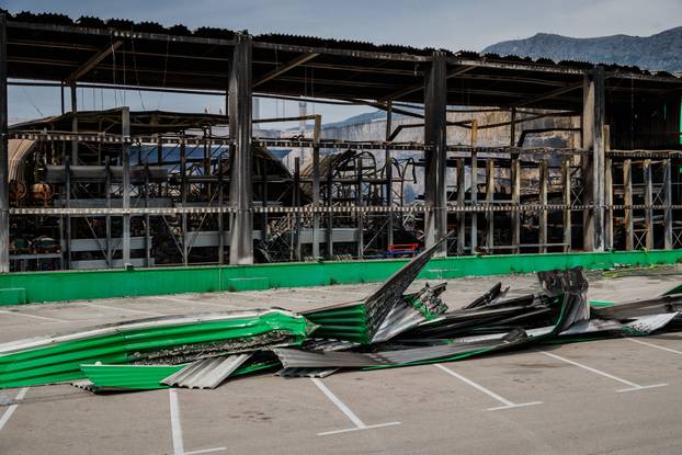 Kaštel Sućurac: Posljedice požara u skladištu Pevexa