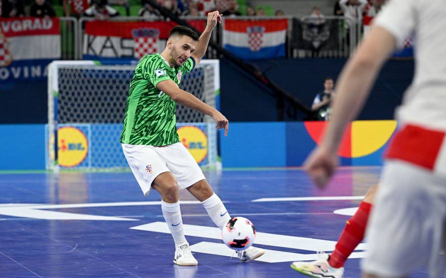 Susret Hrvatske i Španjolske u polufinalu Europskog prvenstva u futsalu