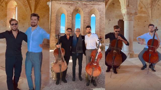 Hauser i Šulić ponovo na okupu: Svirali su u Toskani, a pridružio im se i velikan Andrea Bocelli