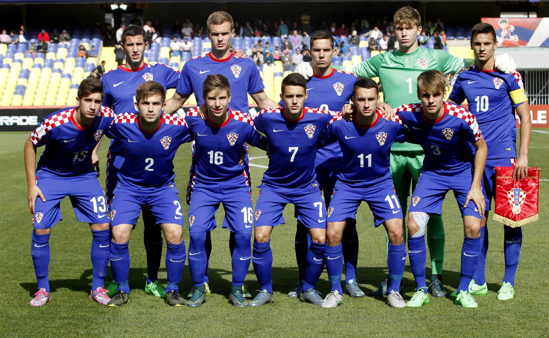 FIFA U 17 World Cup Chile 2015 Croacia s team before round of 16 for FIFA U 17 World Cup 2015 at E