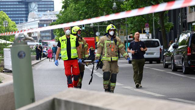 Car crashes into group of people in Berlin