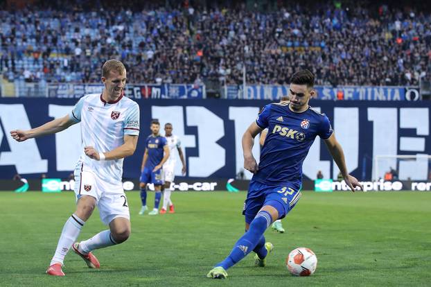 Zagreb: Dinamo je u sklopu prvog kola Europske lige izgubio protiv West Hama 0:2 