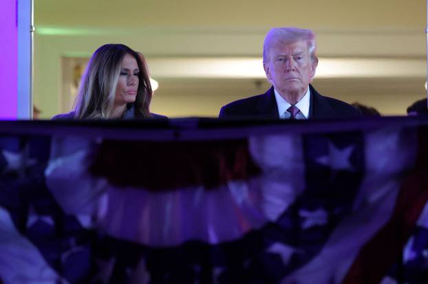 Fireworks display ahead of the inauguration of U.S. President-elect Donald Trump, in Sterling