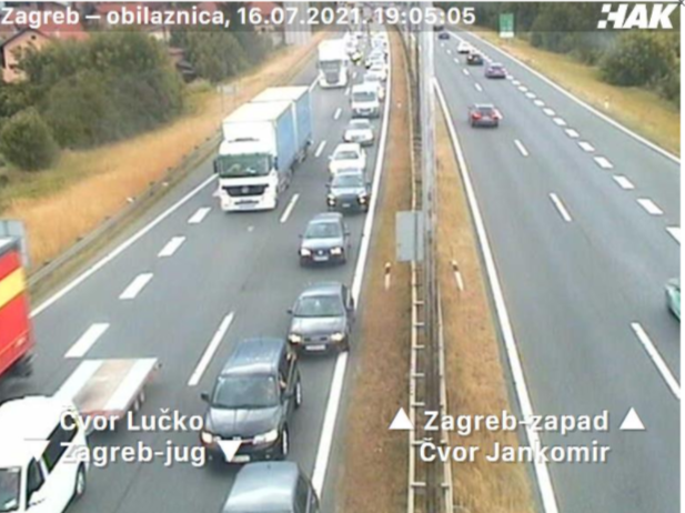 Prometni kolaps na zagrebačkoj obilaznici, kolona duga 25 km: 'Pa vozimo se već tri sata!'