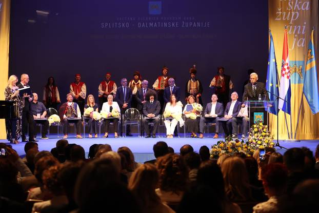 Split: Svečana sjednica Splitsko-dalmatinske županije povodom Dana županije