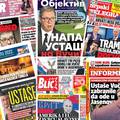 Pogledajte srpske naslovnice nakon što je Hrvatska odbila da Vučić privatno dođe u Jasenovac