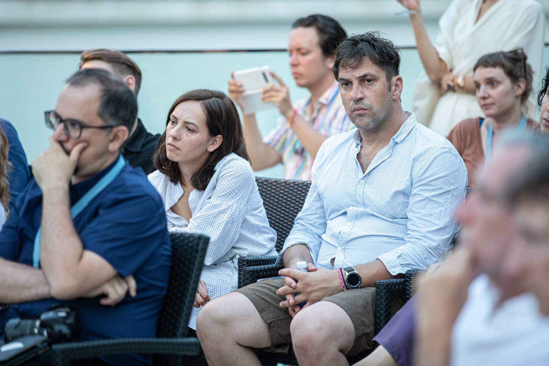 Goran Bogdan i Jovana Stojiljković na svečanom otvorenju drugog Ponta Lopud Film Festivala
