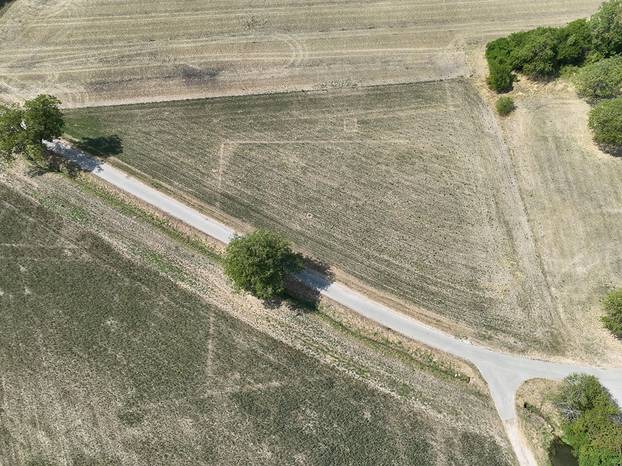 The remains of Roman buildings at the Aventicum site in Avenches