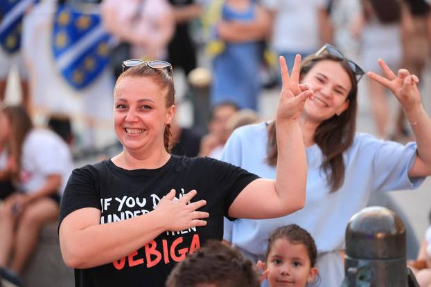 Zagreb: Praćenje utakmice između BiH i Švicarske