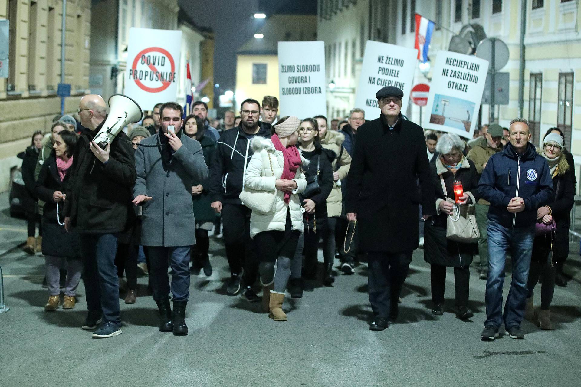 U Zagrebu održan još jedan prosvjed protiv covid mjera