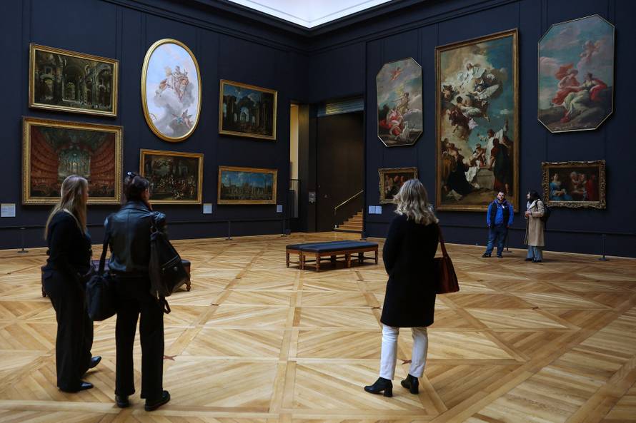 Louvre Museum reopens newly renovated painting galleries
