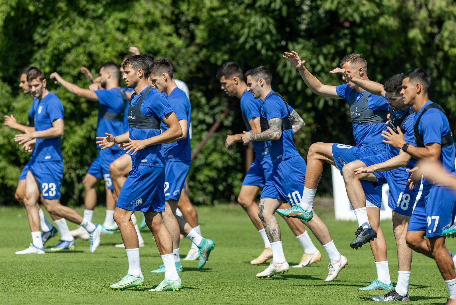 Početak priprema nogometaša Osijeka za nadolazeću sezonu 