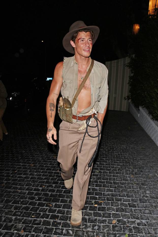 Shawn Mendes goes as 'Indiana Jones' for Halloween!