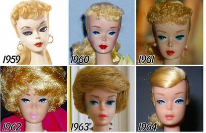 Kako se Barbie mijenjala kroz godine?