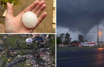 VIDEO Ledene bombe padale po SAD-u! Tornado i oluje ubile više od 24 ljudi. A stiže i pogoršanje!