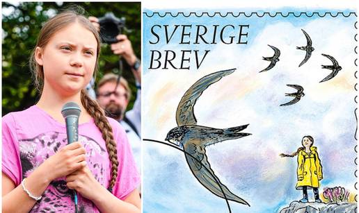 Mlada Greta Thunberg osvanula je na švedskoj poštanskoj marki