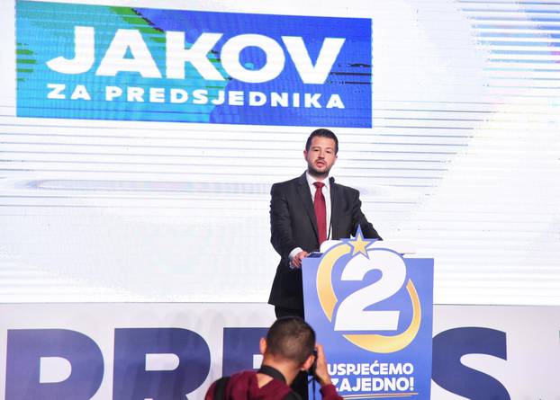 Podgorica: Završna konvencija predsjedničkog kandidata Pokreta Europa sad Jakova Milatovića