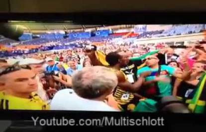 Isprovociran: Bolt se nije htio 'fotkati' s navijačem Barce?