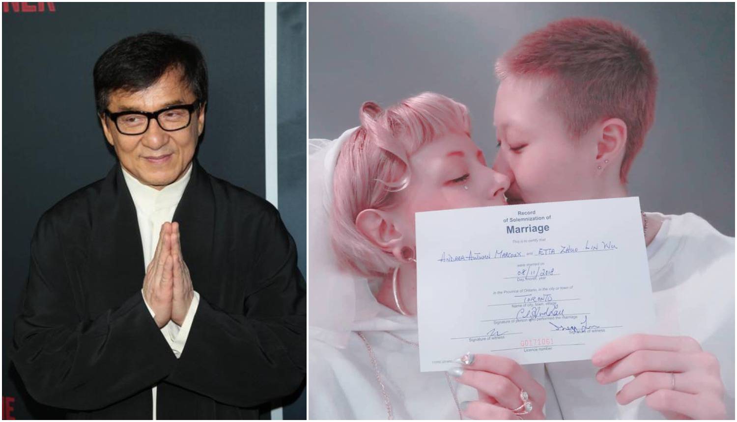 Kći Jackieja Chana vjenčala se s 12 godina starijom djevojkom