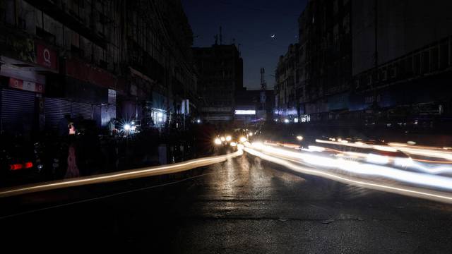 A country-wide power breakdown in Karachi