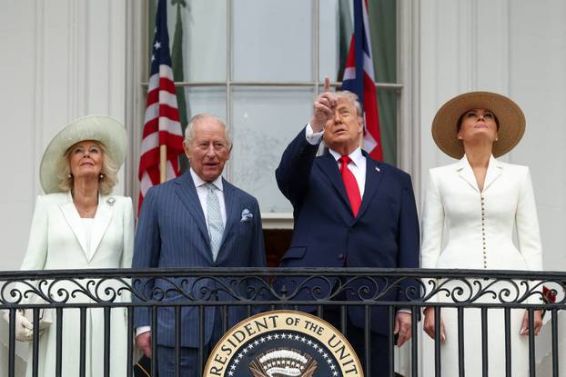 Britain's King Charles and Queen Camilla in the United States for state visit