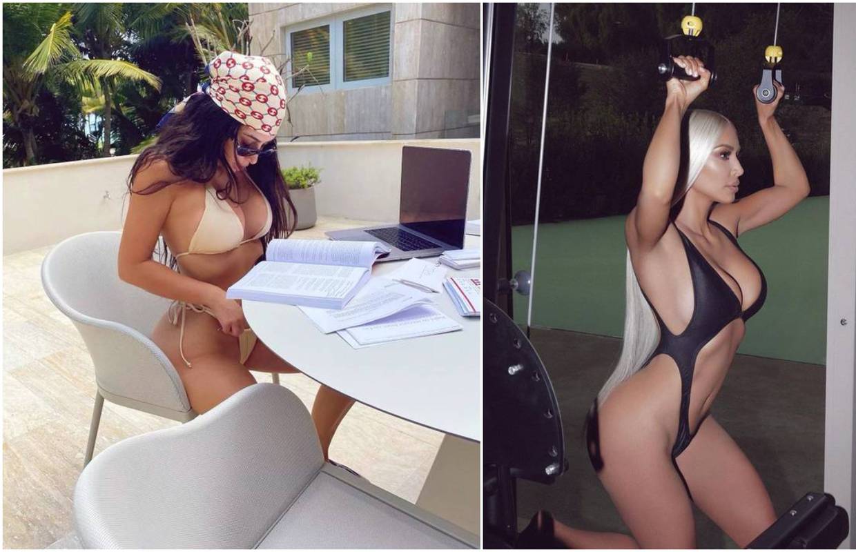 Kim Kardashian ponovno u teretani: Njezin neobičan izbor odjeće ne skriva gotovo ništa