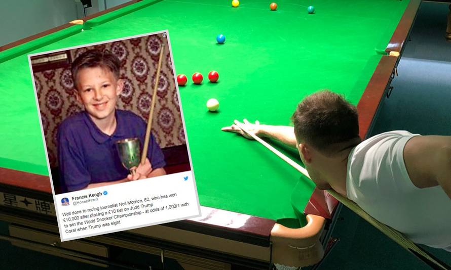 Prije 21 godinu kladio se da će klinac biti prvi, dobio 10.000 £