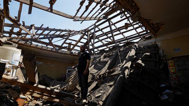 Aftermath of recent shelling in Makiivka