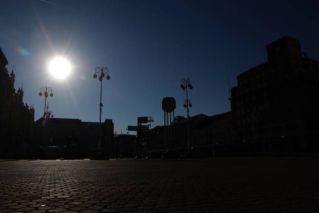Zagreb: Mirno uskršnje jutro u središtu grada