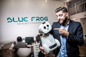 StartUp Blue Frog Robotics, conceptrice du robot Buddy